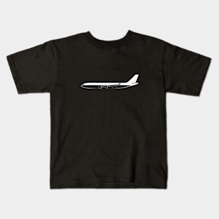 A340-200 Silhouette Kids T-Shirt